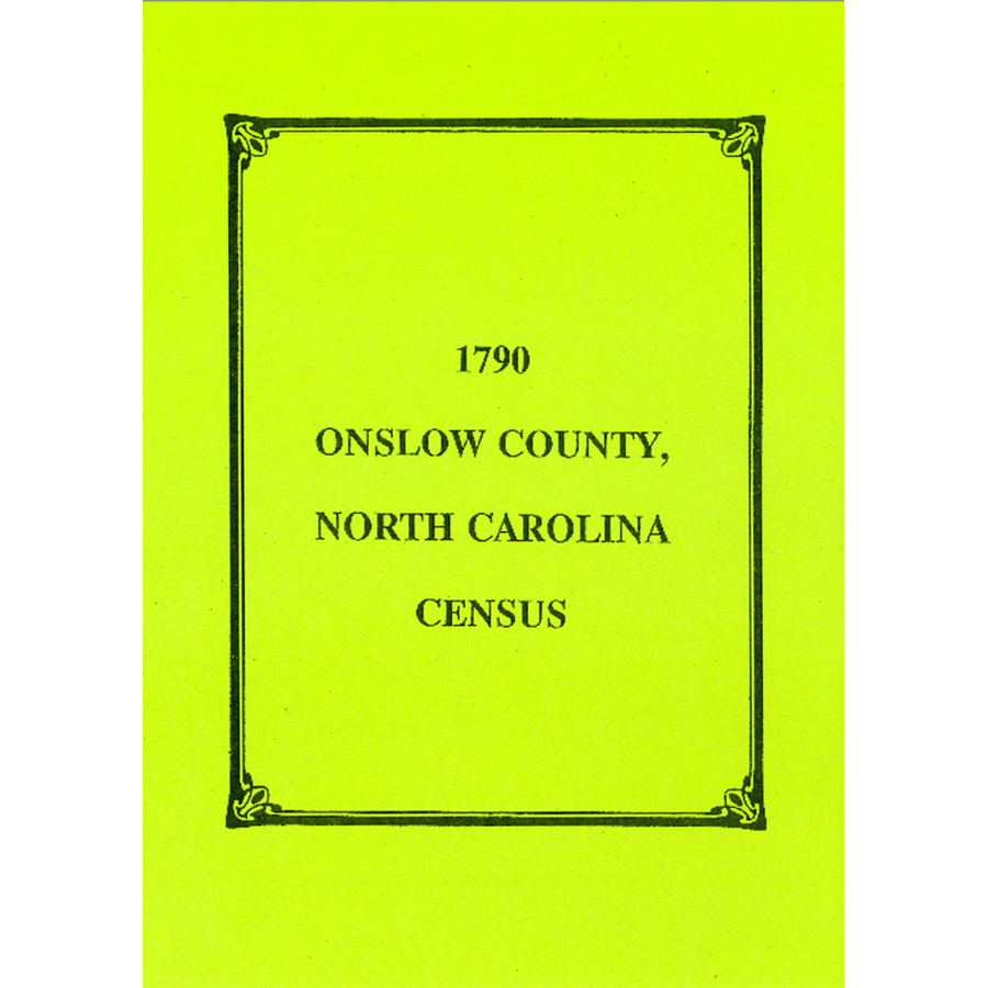 1790 Onslow County, North Carolina Census