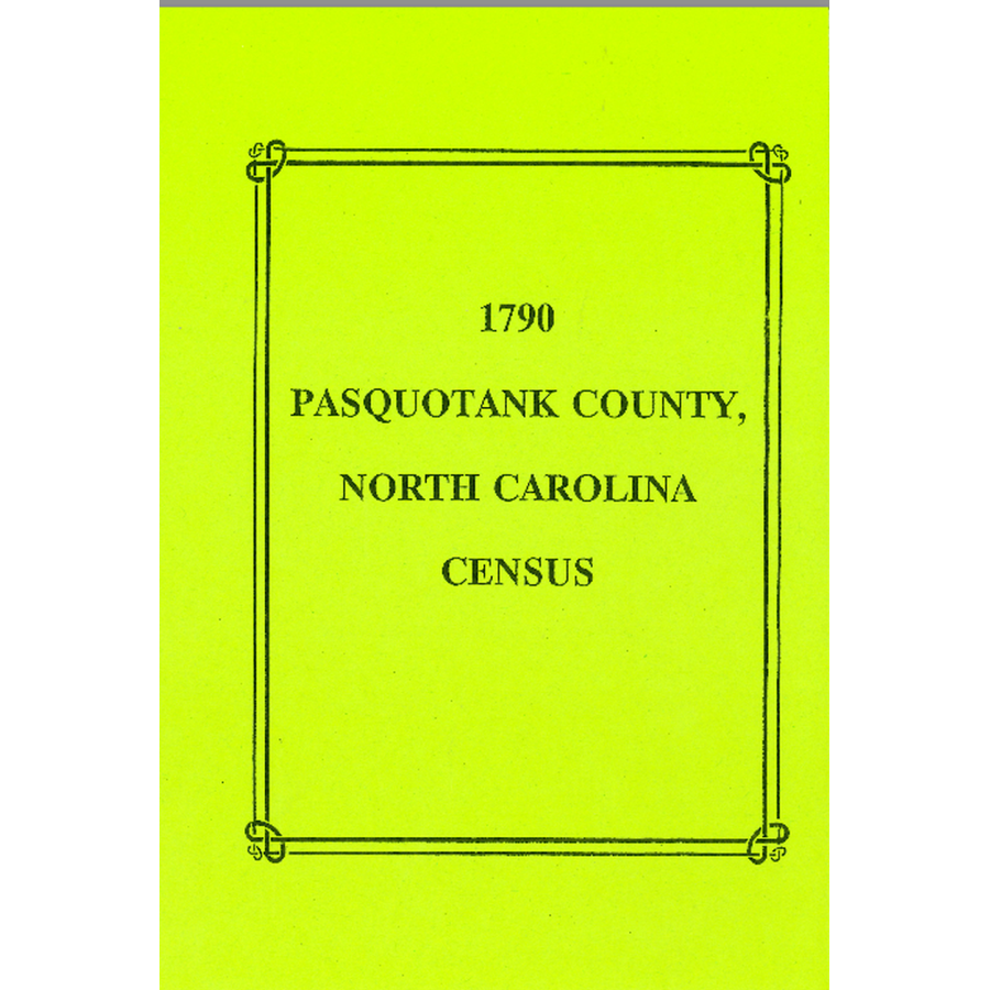 1790 Pasquotank County, North Carolina Census