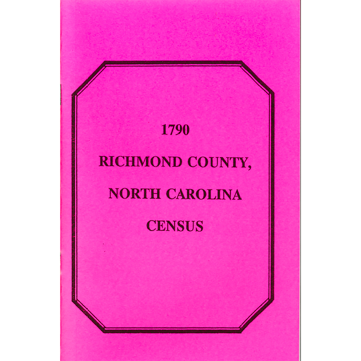 1790 Richmond County, North Carolina Census