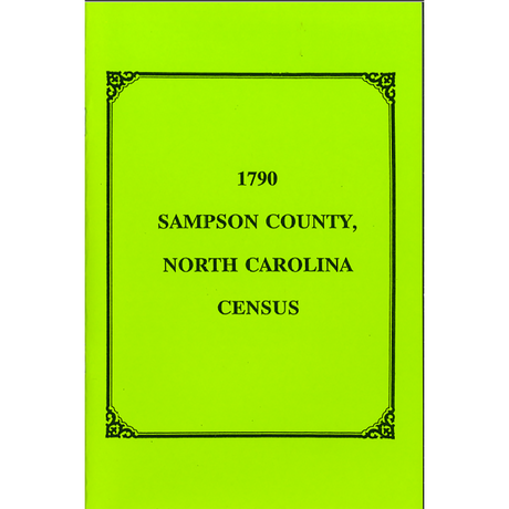 1790 Sampson County, North Carolina Census