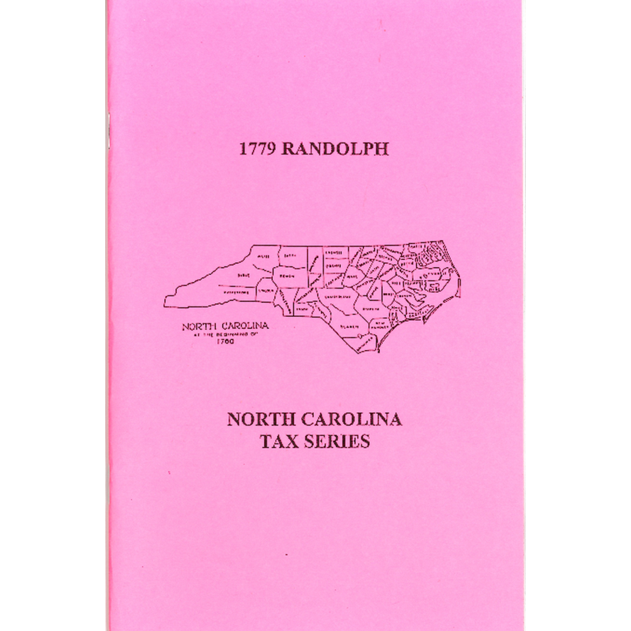 1779 Randolph County, North Carolina Tax List