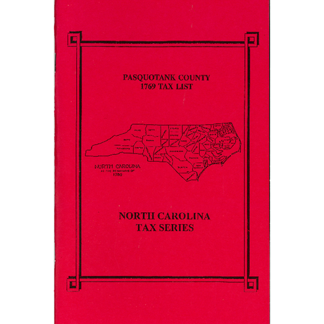 1769 Pasquotank County, North Carolina Tax List