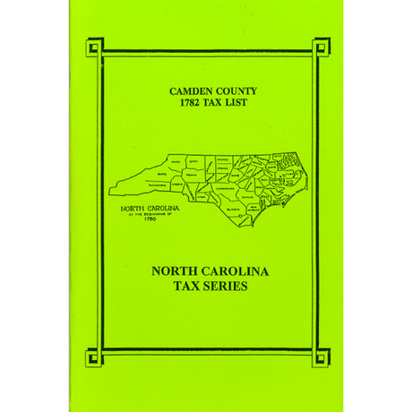 1782 Camden County, North Carolina Tax List