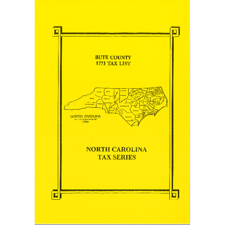 1771 Bute County, North Carolina Tax List