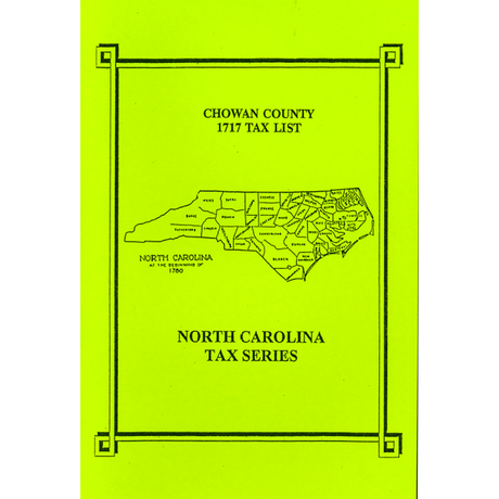 1717 Chowan County, North Carolina Tax List