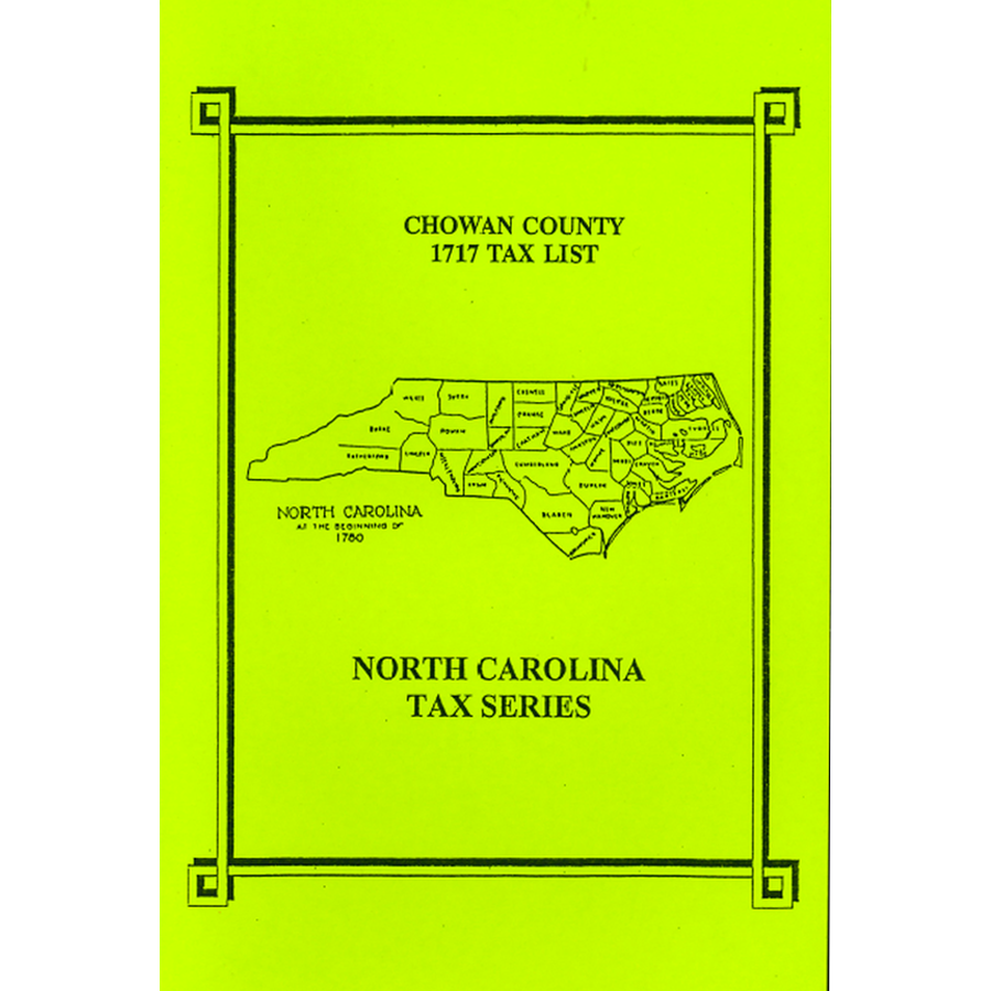 1717 Chowan County, North Carolina Tax List