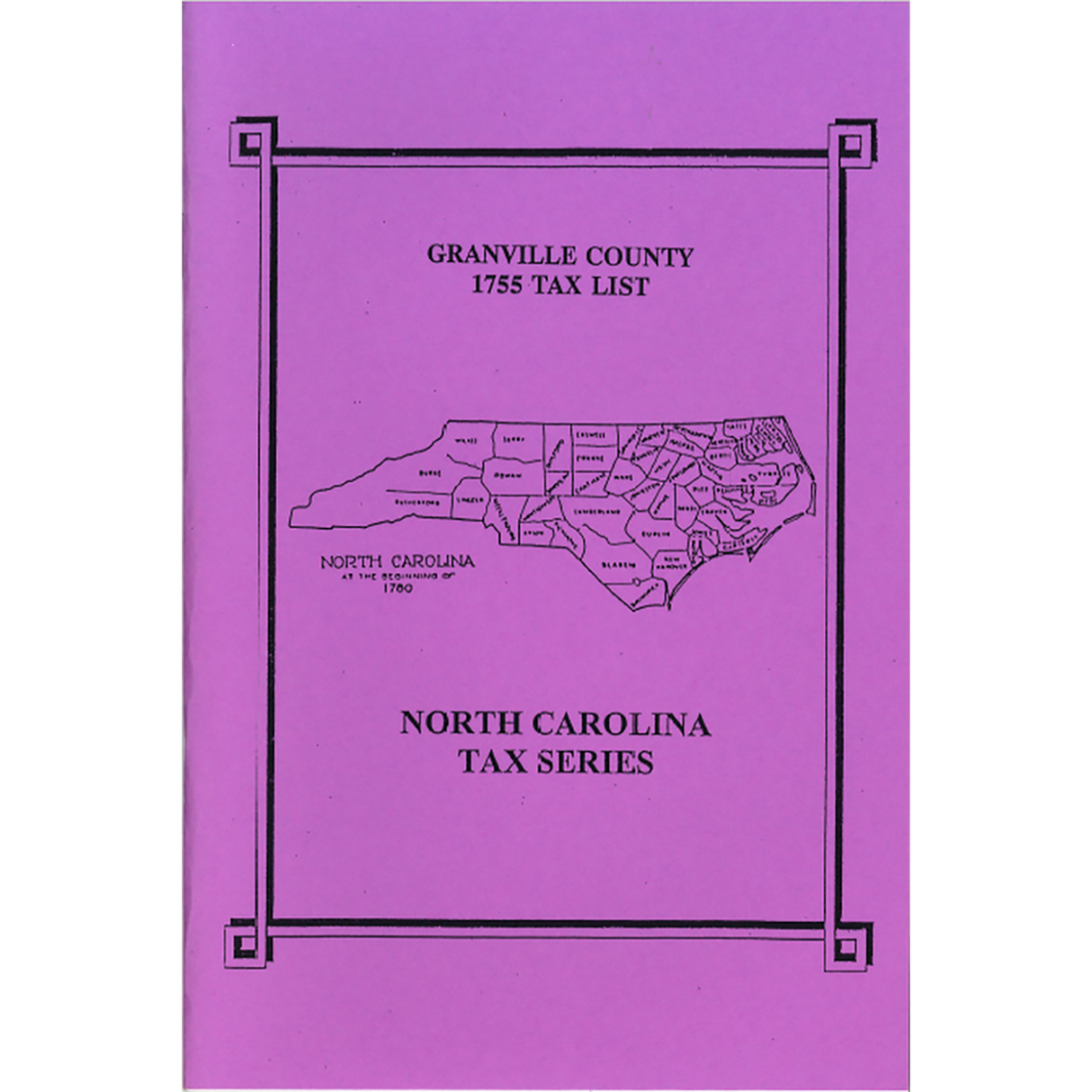 1755 Granville County, North Carolina Tax List