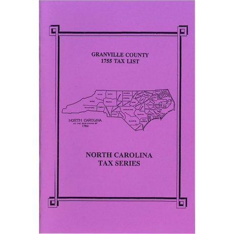 1755 Granville County, North Carolina Tax List
