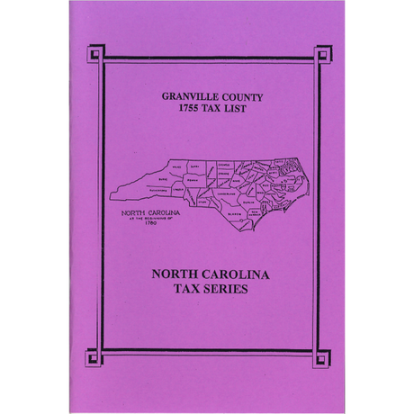 1755 Granville County, North Carolina Tax List