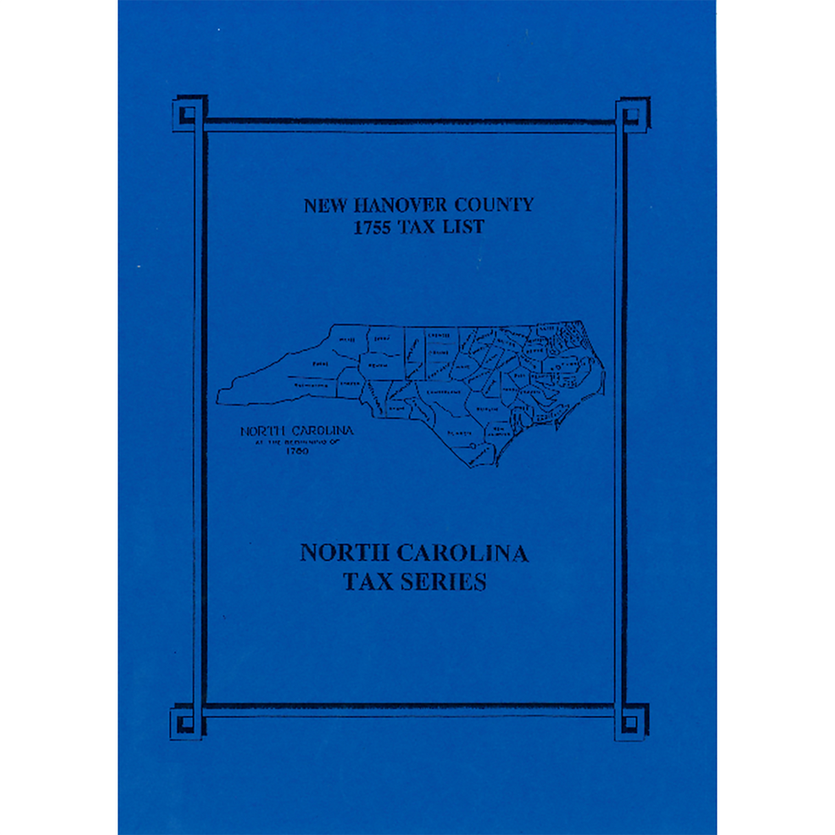 1755 New Hanover County, North Carolina Tax List