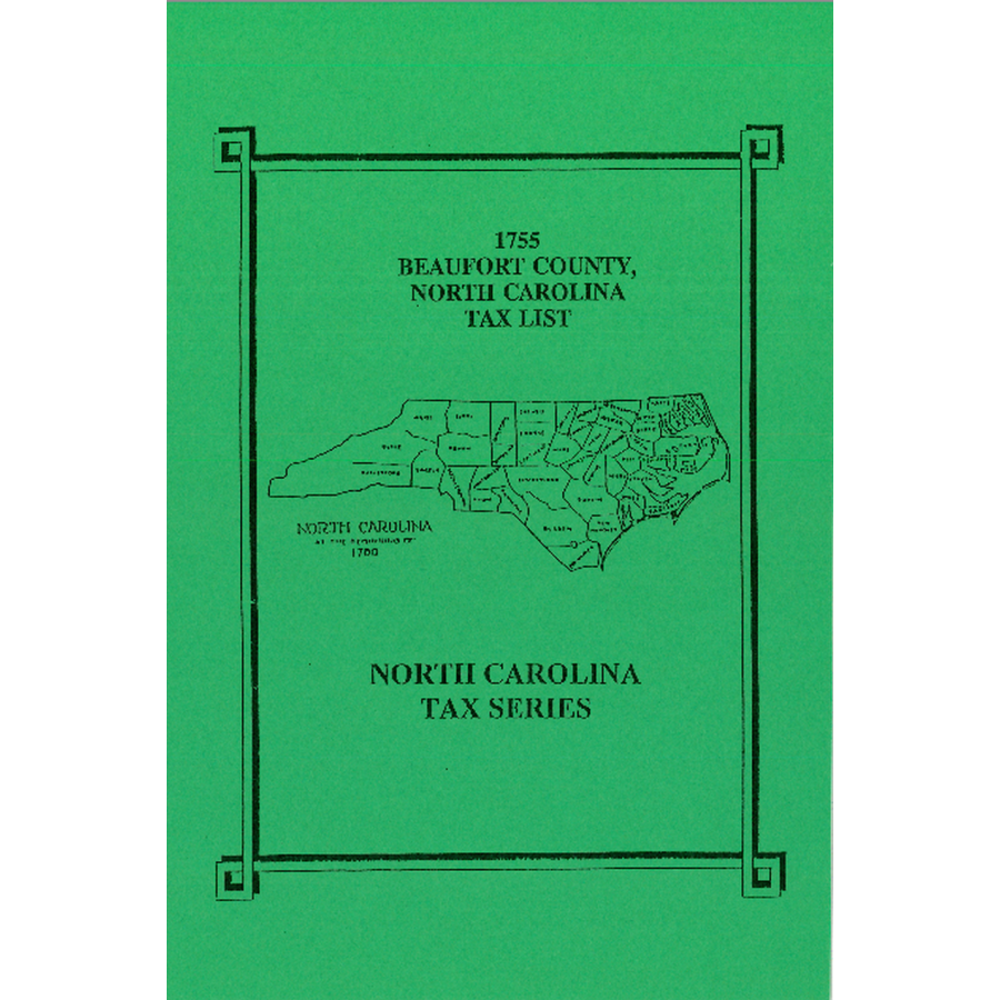 1755 Beaufort County, North Carolina Tax List