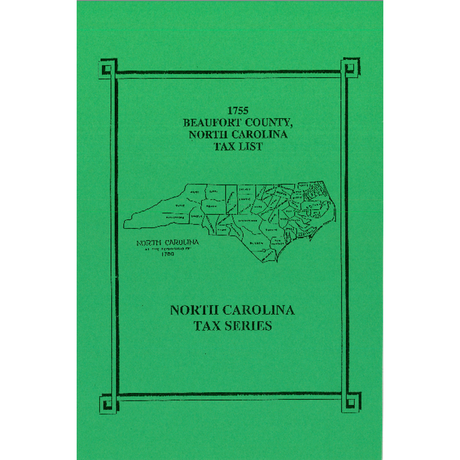 1755 Beaufort County, North Carolina Tax List