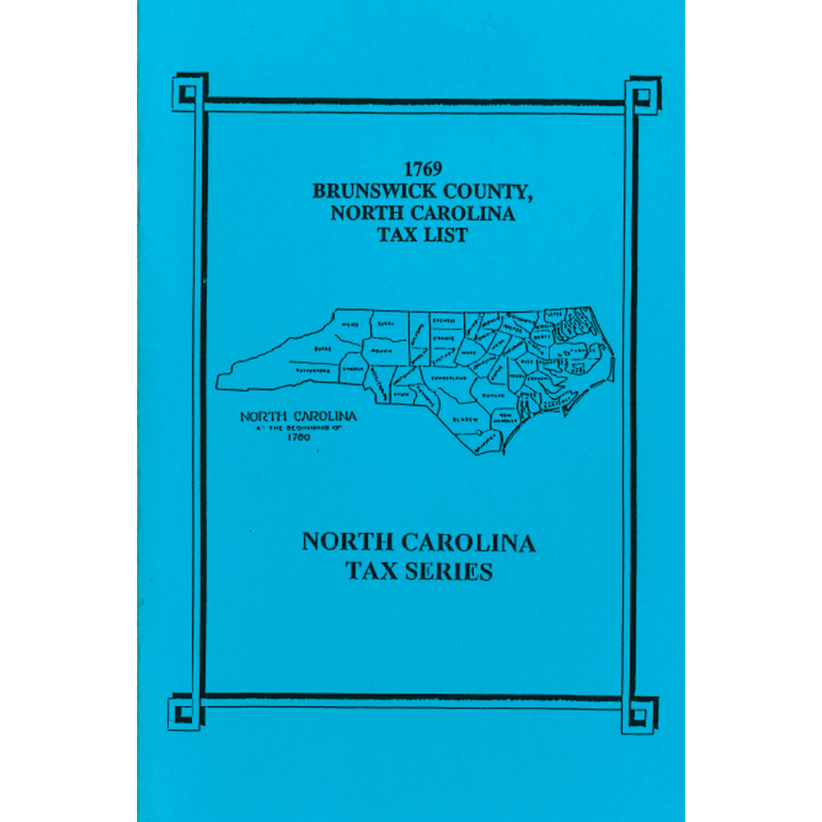 1769 Brunswick County, North Carolina Tax List