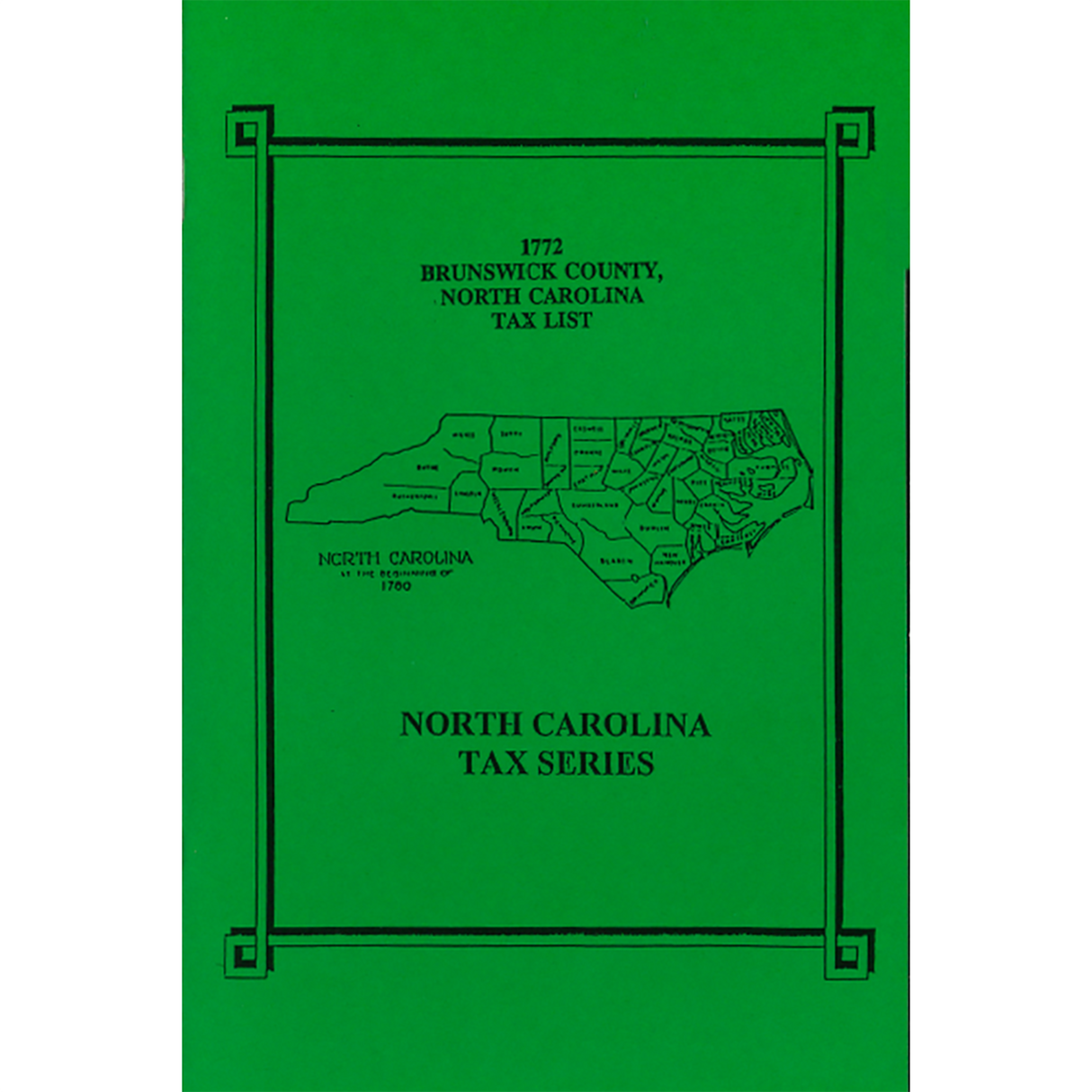 1772 Brunswick County, North Carolina Tax List