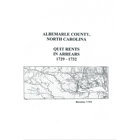 Albemarle County, North Carolina Quit Rents in Arrears 1729-1732