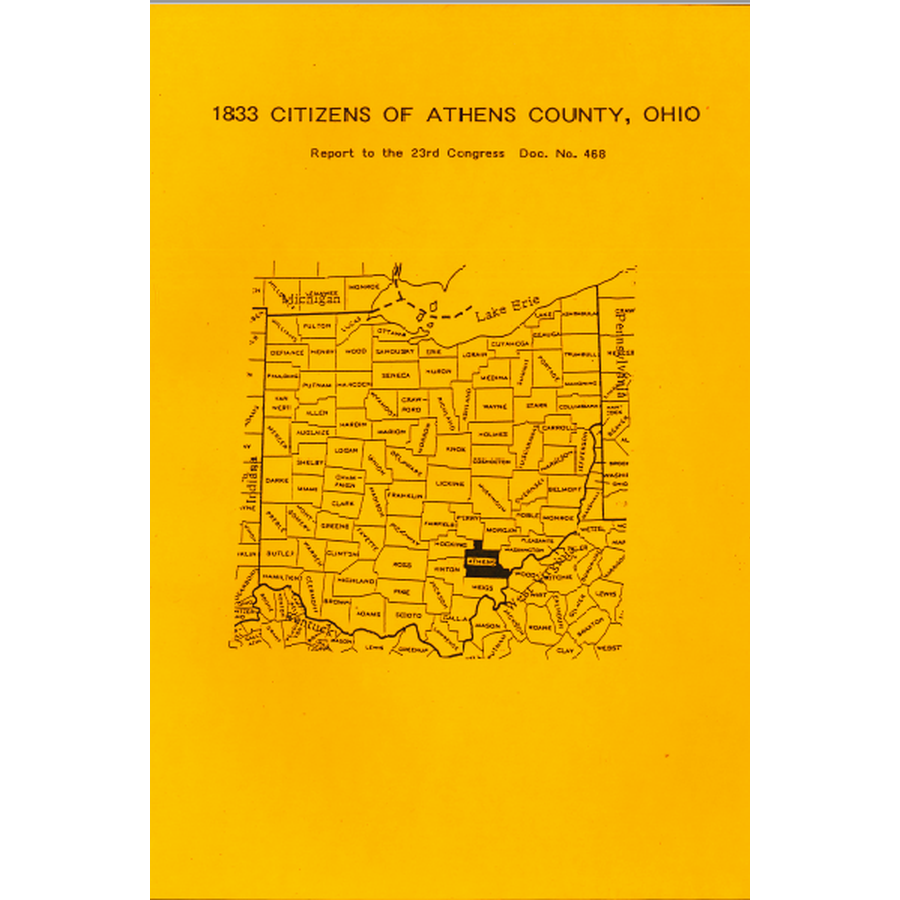 1833 Citizens of Athens County, Ohio