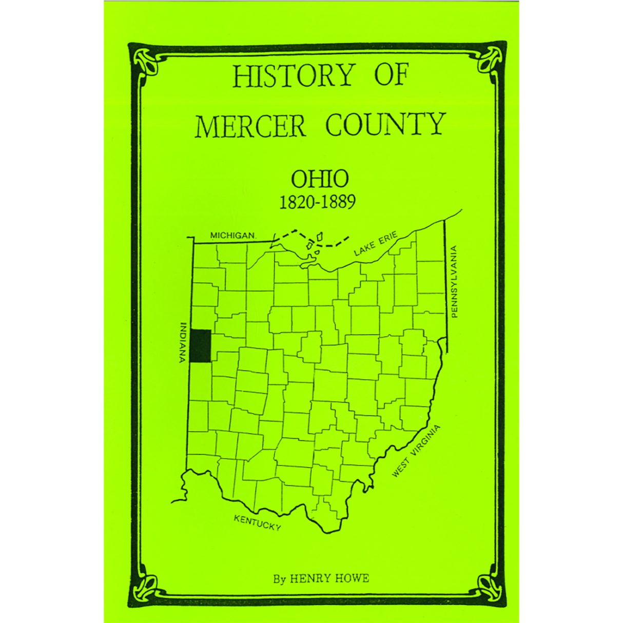 History of Mercer County, Ohio