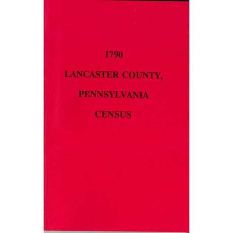 1790 Lancaster County, Pennsylvania Census