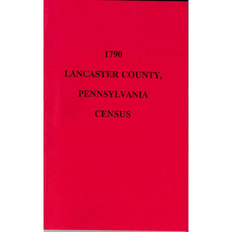 1790 Lancaster County, Pennsylvania Census