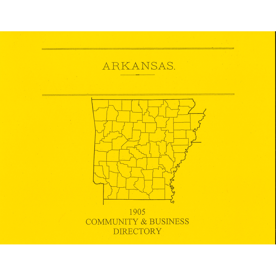 1905 Arkansas Community and Business Directory