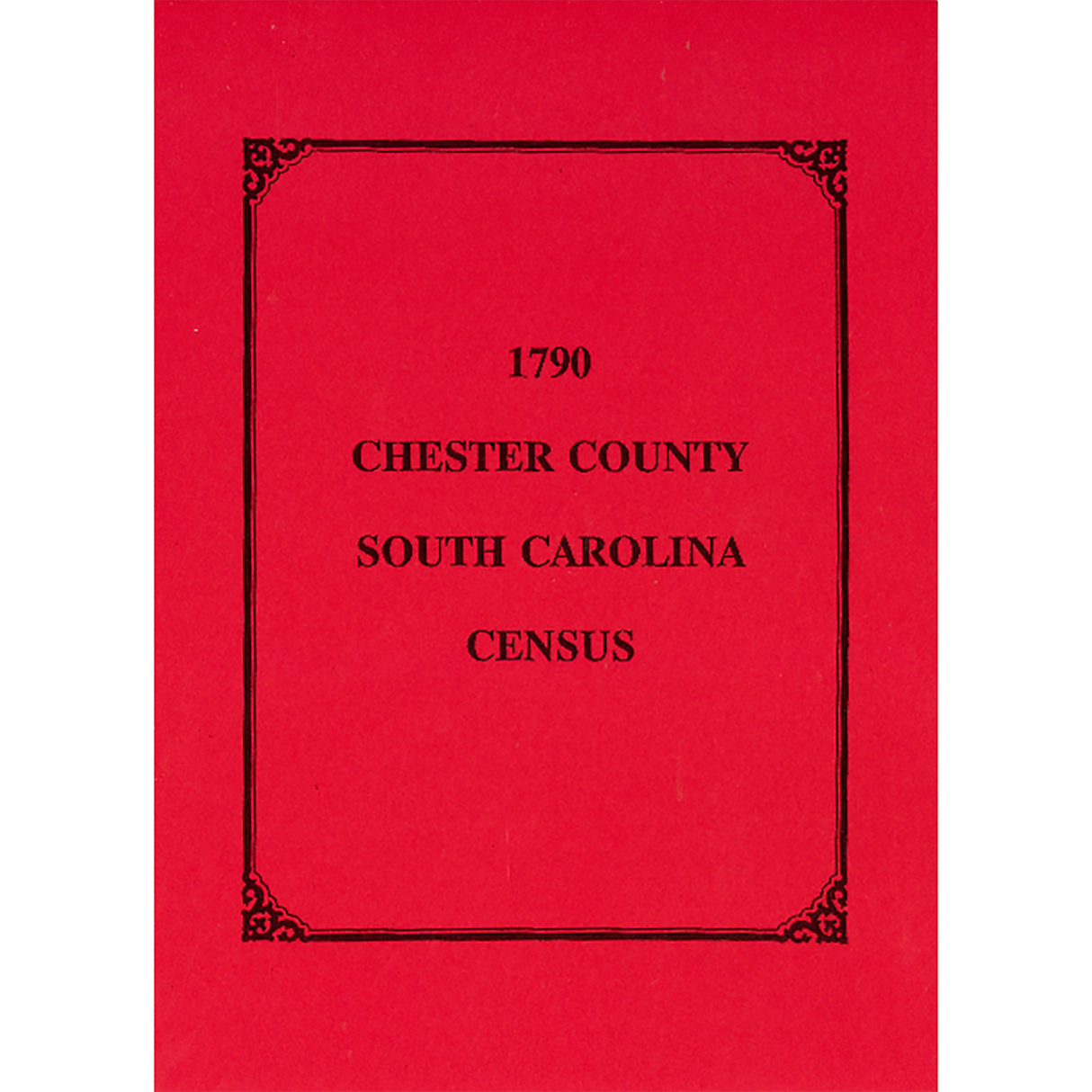 1790 Chester County, South Carolina Census