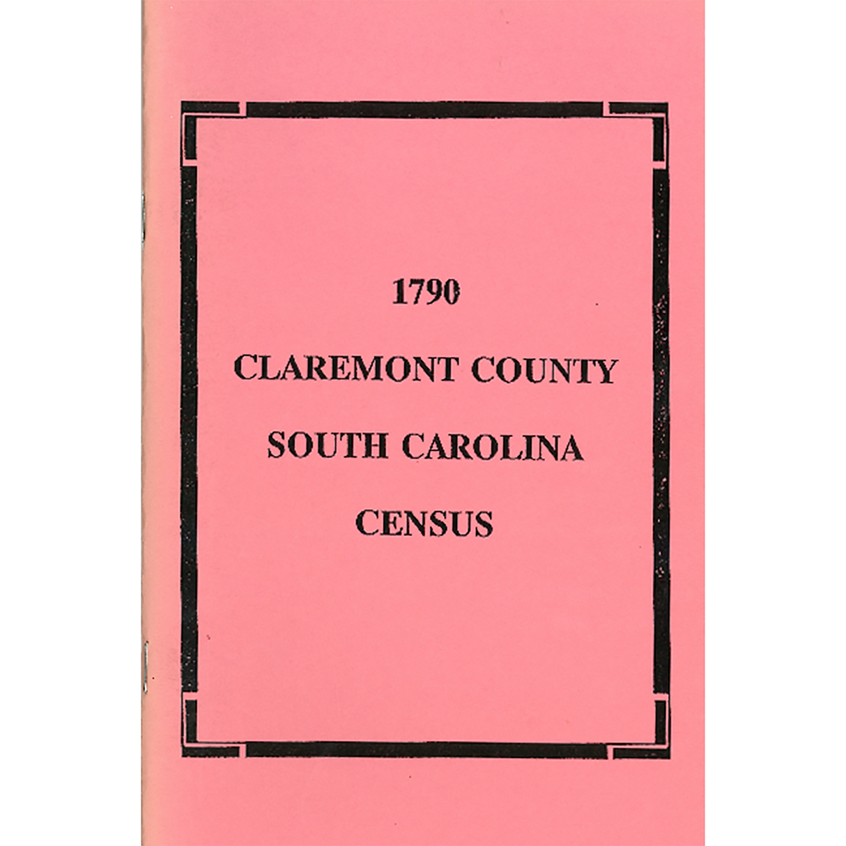 1790 Claremont County, South Carolina Census