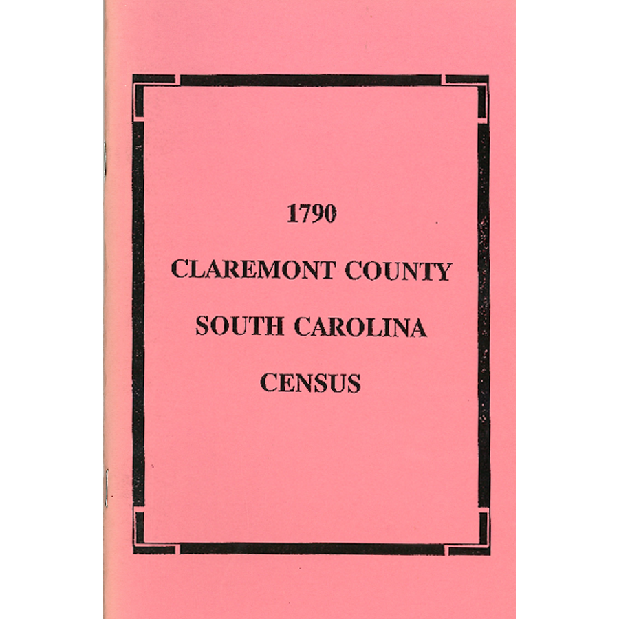 1790 Claremont County, South Carolina Census