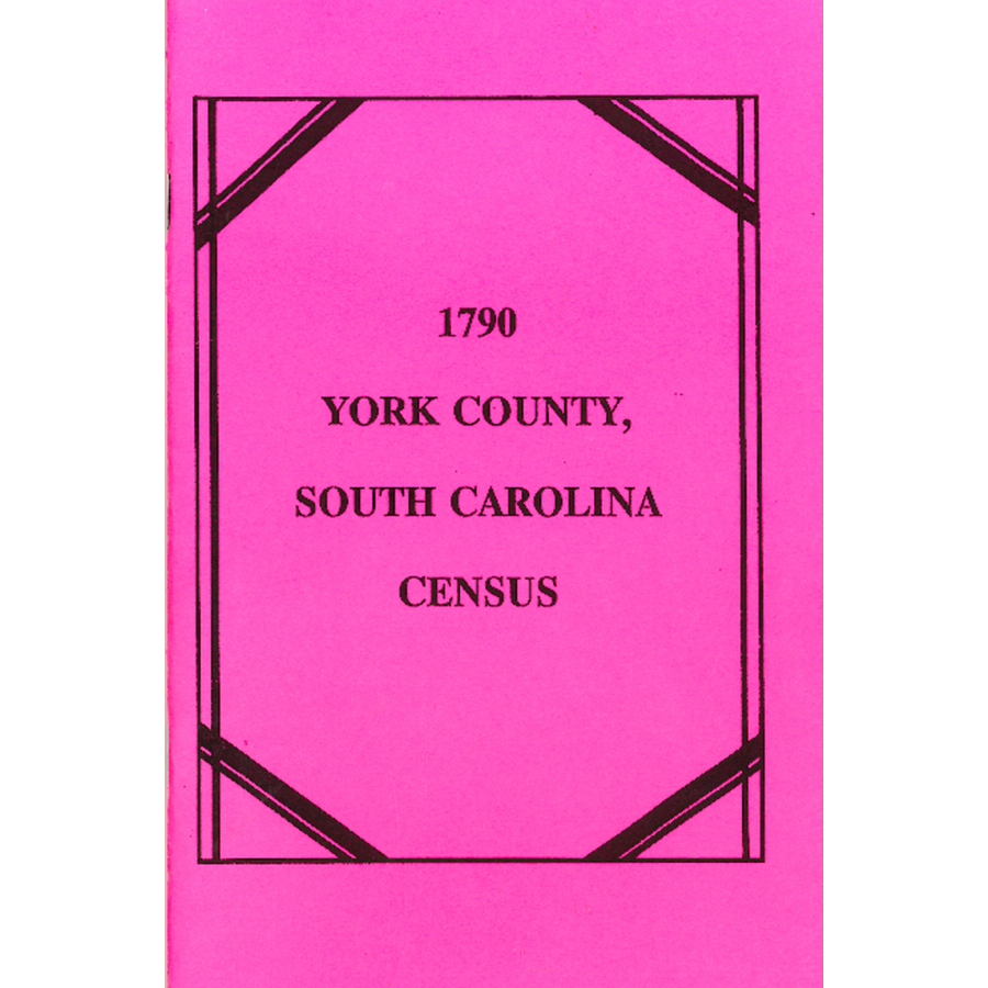 1790 York County, South Carolina Census