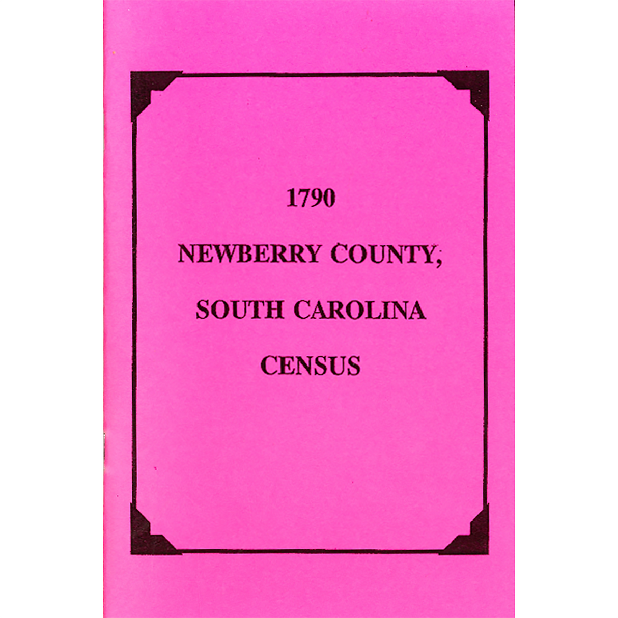 1790 Newberry County, South Carolina Census