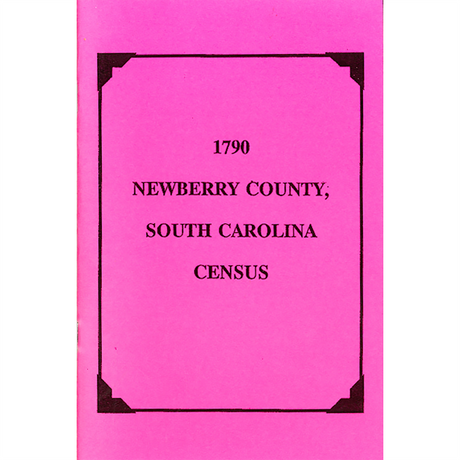 1790 Newberry County, South Carolina Census