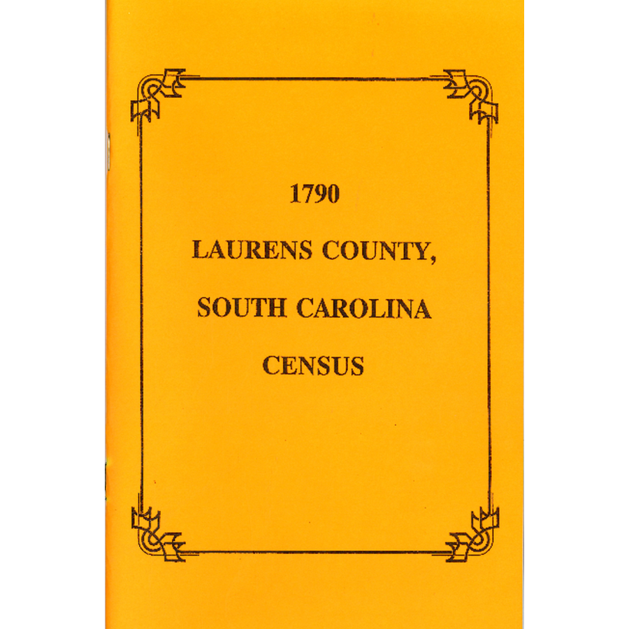 1790 Laurens County, South Carolina Census