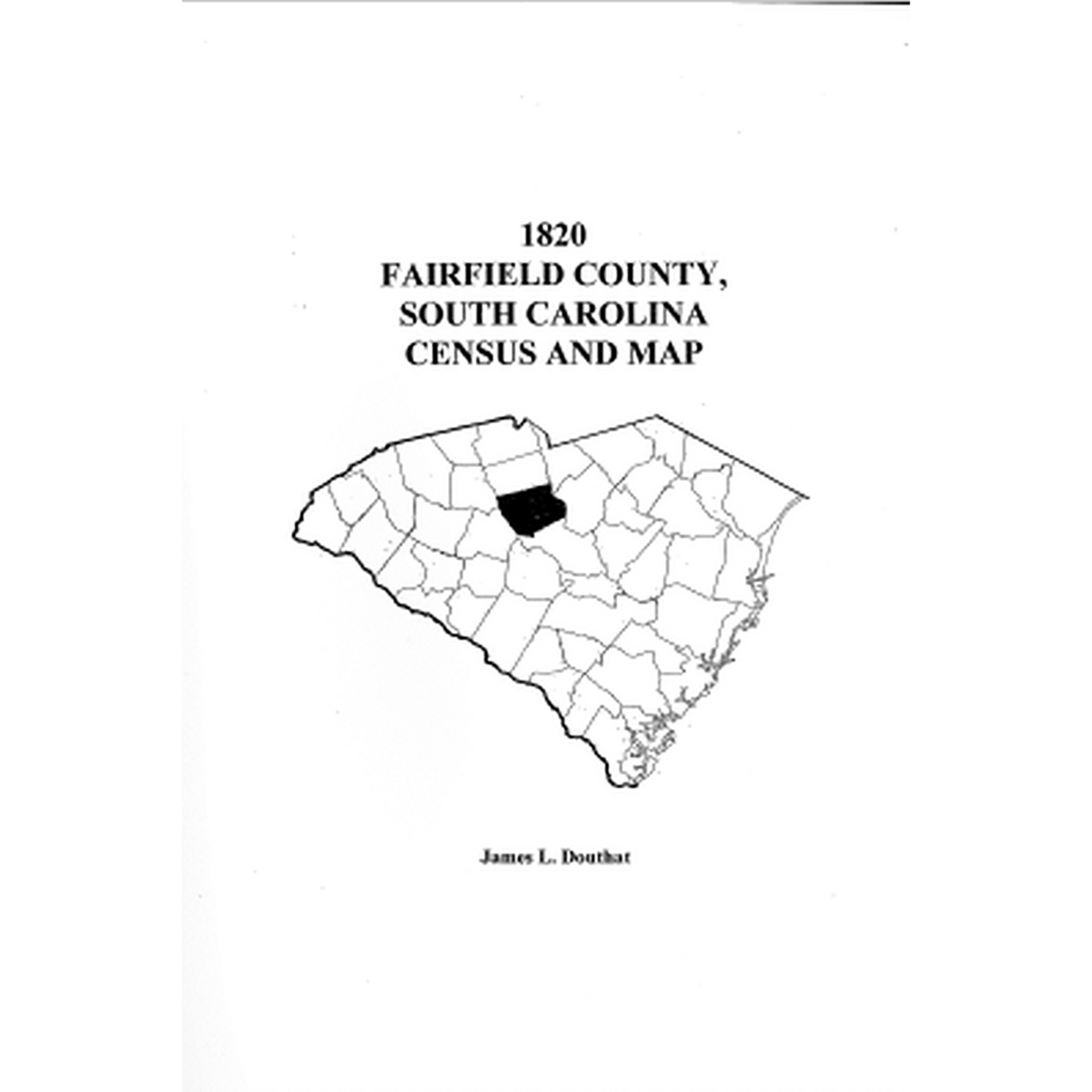 1820 Fairfield County, South Carolina Census and Map