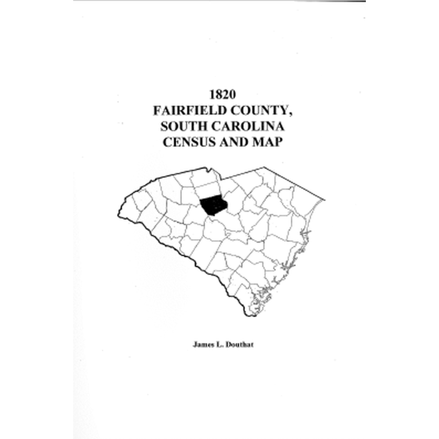 1820 Fairfield County, South Carolina Census and Map