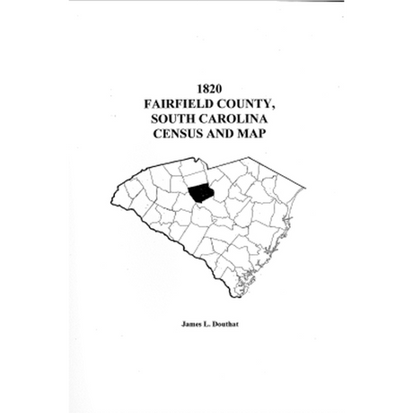 1820 Fairfield County, South Carolina Census and Map
