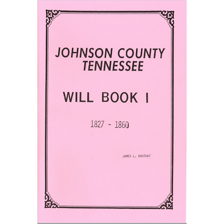 Jefferson County, Tennessee Will Book 1, 1792-1810