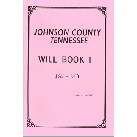 Jefferson County, Tennessee Will Book 1, 1792-1810
