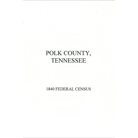 1840 Polk County, Tennessee Census