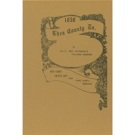 1850 Rhea County, Tennessee Census Records