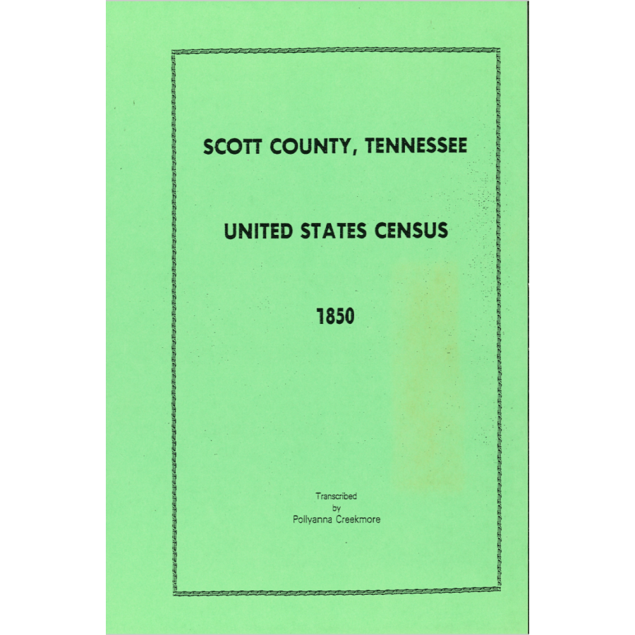 1850 Scott County, Tennessee Census