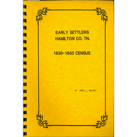 Early Settlers of Hamilton County, Tennessee