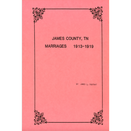 James County, Tennessee Marriages 1913-1919