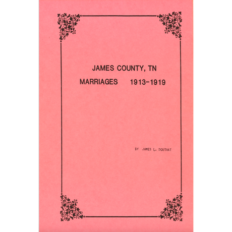 James County, Tennessee Marriages 1913-1919
