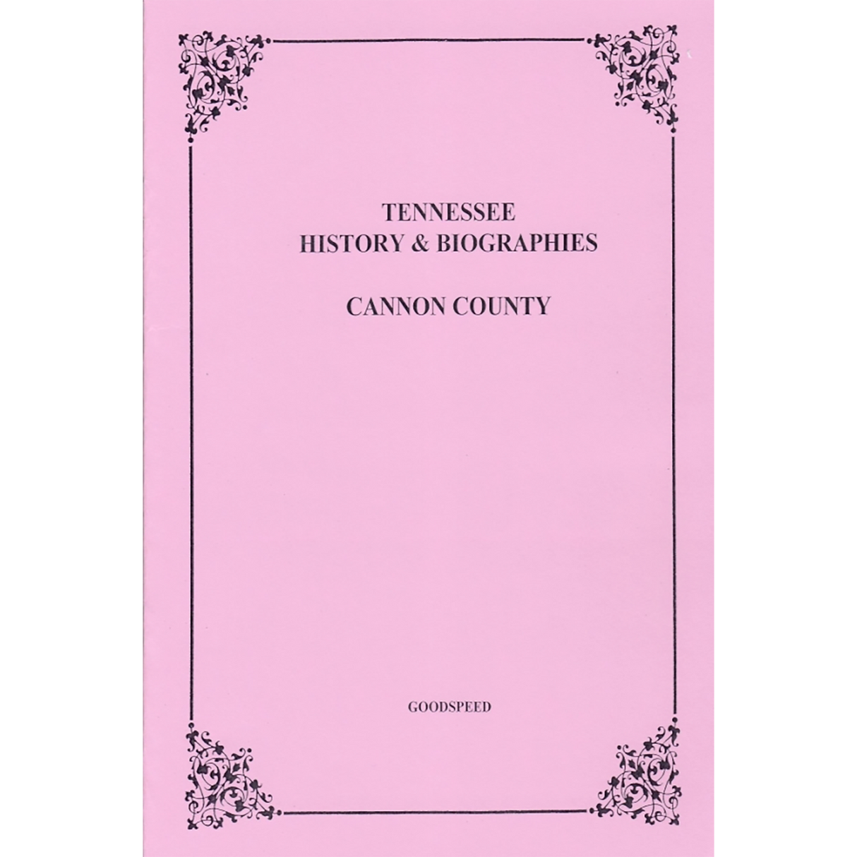 Cannon County, Tennessee History and Biographies