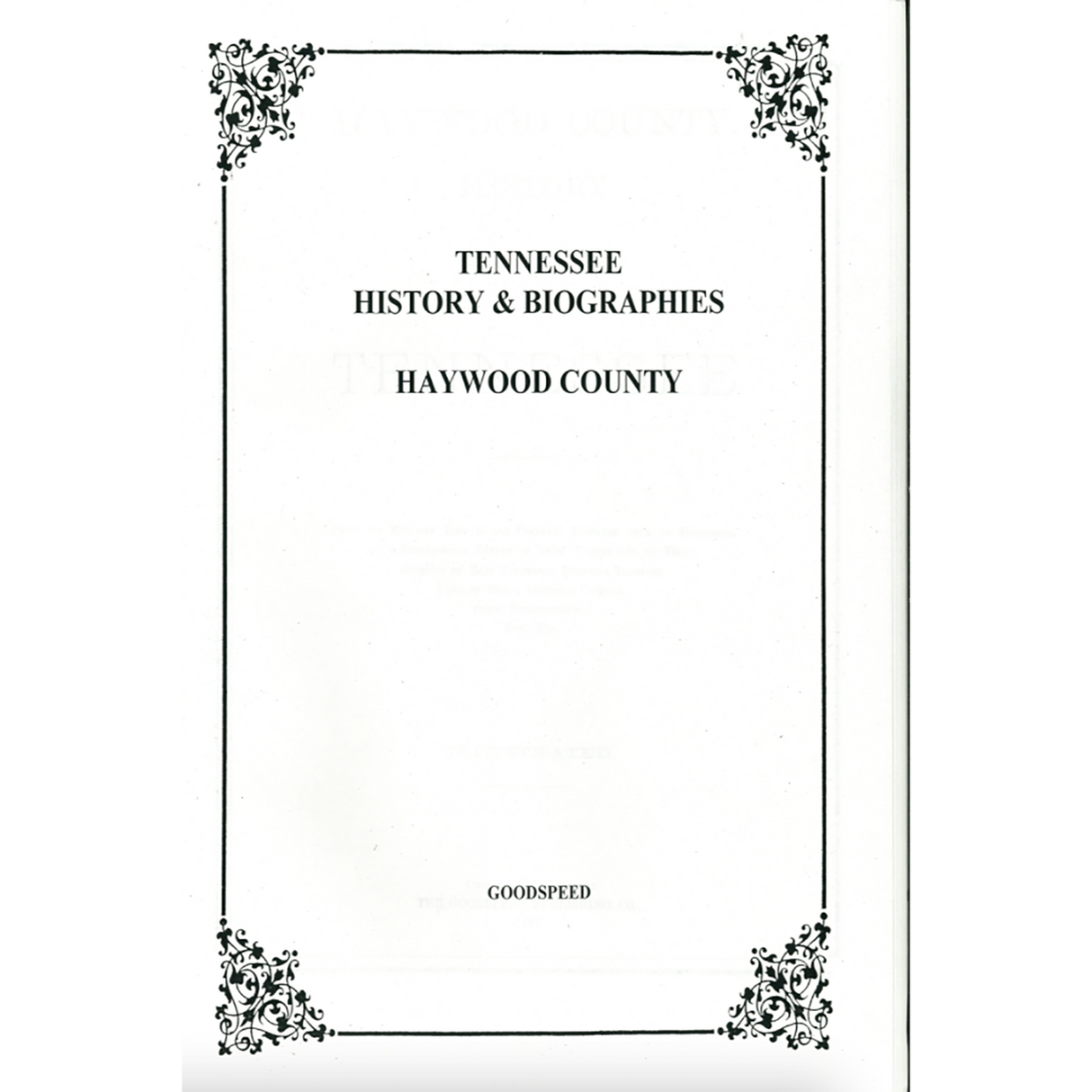 Haywood County, Tennessee History and Biographies
