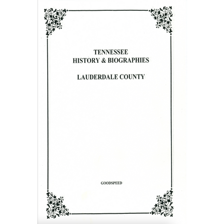 Lauderdale County, Tennessee History and Biographies