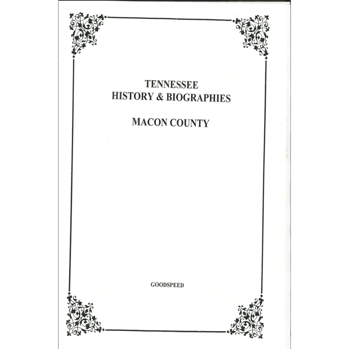 Macon County, Tennessee History and Biographies