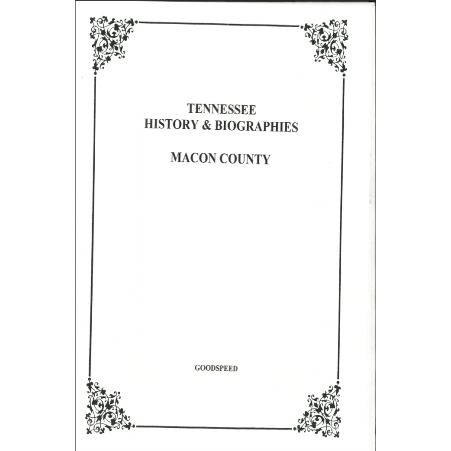 Macon County, Tennessee History and Biographies