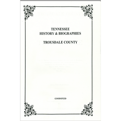 Trousdale County, Tennessee History and Biographies