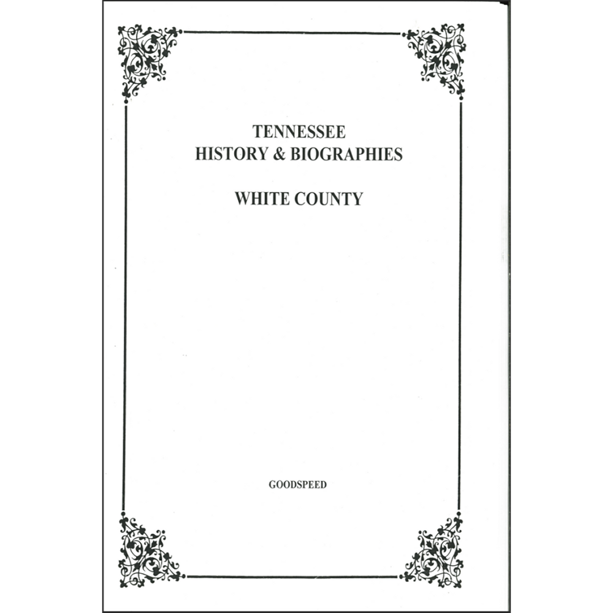 White County, Tennessee History and Biographies