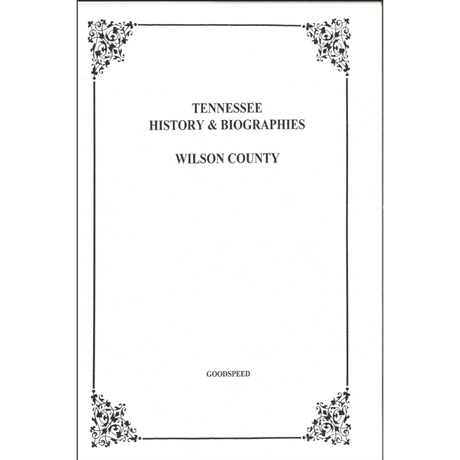 Wilson County, Tennessee Biographies
